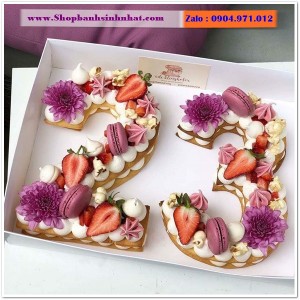 Bánh Sinh Nhật Chữ Cái & Số - RP07